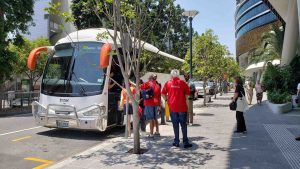 bus hire for corporate event